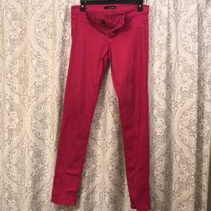 Hot pink pants